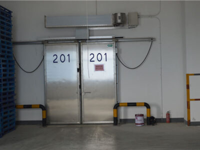 电动平移冷库门双开