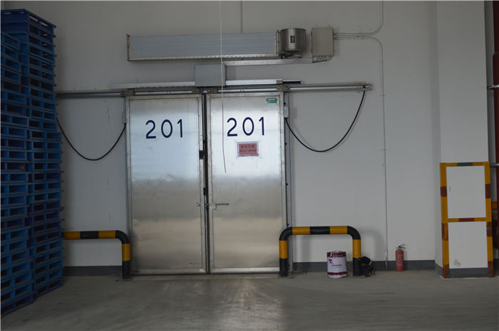 电动平移冷库门双开